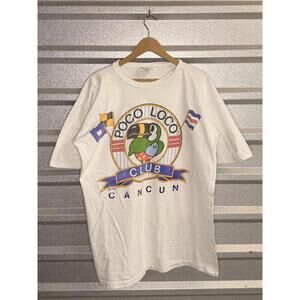 Vintage Poco Loco Club Cancun Tee XXL
